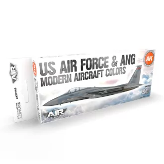   AK Interactive - US Air Force & ANG Modern Aircraft Colors SET 3G festékkészlet