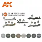 AK Interactive - US Air Force & ANG Aircraft 1960s-1980s SET 3G