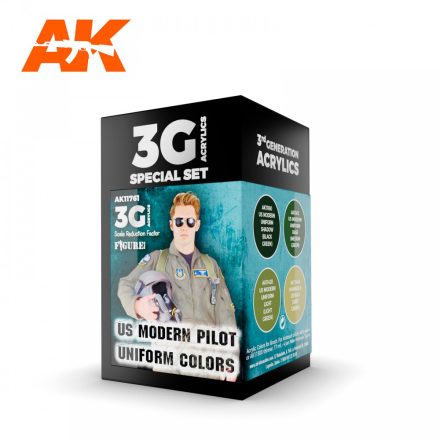 AK Interactive - US MODERN PILOT UNIFORM COLORS 3G