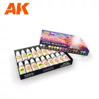 AK Interactive - SIGNATURE SET – KEIGO MURAKAMI PERSONAL MIXES – ANIME FIGURES PAINT SET