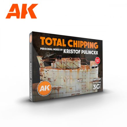AK Interactive - SIGNATURE SET – TOTAL CHIPPING – KRISTOF PULINCKX SET