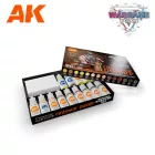 AK Interactive - CRUSHER DWARF – WARGAME STARTER SET – 14 COLORS & 1 FIGURE