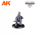 AK Interactive - CRUSHER DWARF – WARGAME STARTER SET – 14 COLORS & 1 FIGURE