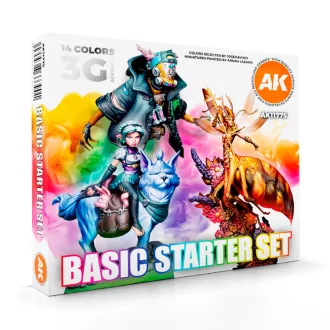 AK Interactive - BASIC STARTER SET festékkészlet