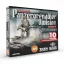 AK Interactive - GERMAN PANZERGRENADIER DIVISION EUROPE - Wargame Starter Set (10 Colors + Exclusive Figure German Machine Gunner) festékkészlet