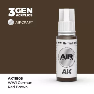 AK Interactive - WWI German Red Brown festék
