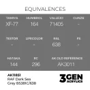AK Interactive - RAF Dark Sea Grey BS381C/638 festék