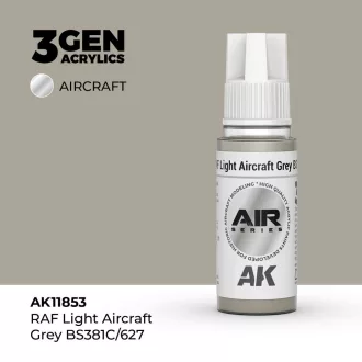 AK Interactive - RAF Light Aircraft Grey BS381C/627 festék