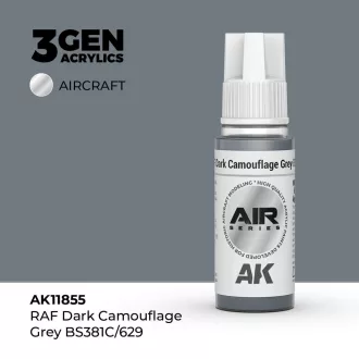 AK Interactive - RAF Dark Camouflage Grey BS381C/629 festék