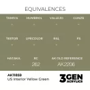 AK Interactive - US Interior Yellow Green festék