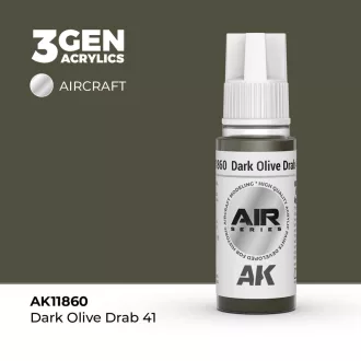 AK Interactive - Dark Olive Drab 41 festék
