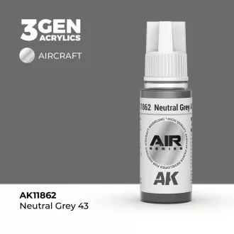 AK Interactive - Neutral Grey 43 festék