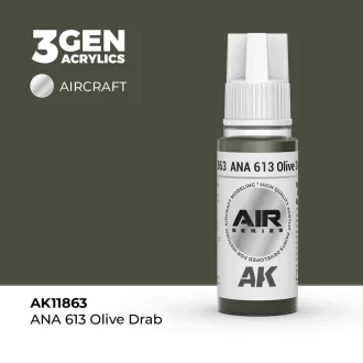 AK Interactive - ANA 613 Olive Drab festék
