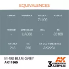AK Interactive - M-485 Blue-Grey