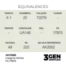 AK Interactive - Insignia White FS 17875 festék