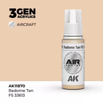 AK Interactive - Radome Tan FS 33613 festék