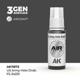 AK Interactive - US Army Helo Drab FS 34031 festék