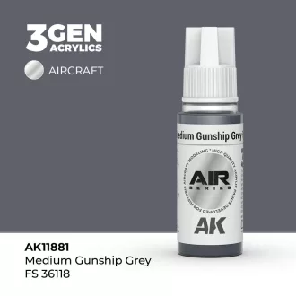 AK Interactive - Medium Gunship Grey FS 36118 festék