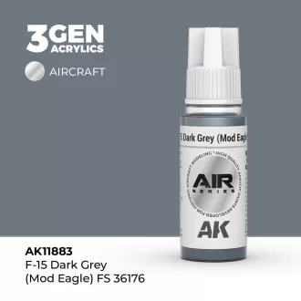 AK Interactive - F-15 Dark Grey (Mod Eagle) FS 36176 festék