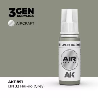 AK Interactive - IJN J3 Hai-iro (Grey) festék