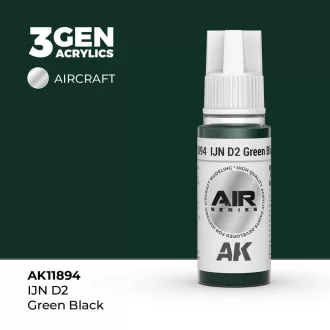 AK Interactive - IJN D2 Green Black festék