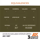 AK Interactive - IJN M3 (N) Nakajima Interior Green