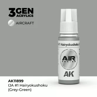 AK Interactive - IJA #1 Hairyokushoku (Grey-Green) festék
