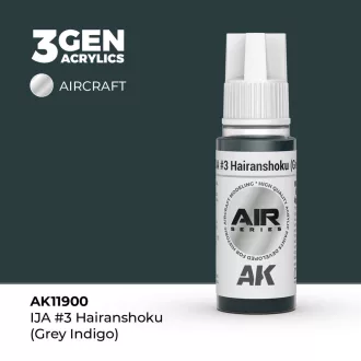 AK Interactive - IJA #3 Hairanshoku (Grey Indigo) festék