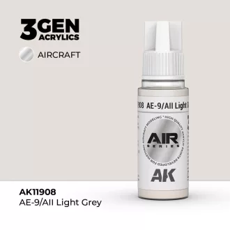 AK Interactive - AE-9/AII Light Grey festék