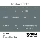 AK Interactive - A-14 Interior Steel Grey festék