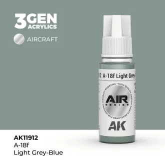 AK Interactive - A-18f Light Grey-Blue festék