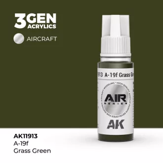 AK Interactive - A-19f Grass Green festék