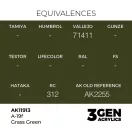 AK Interactive - A-19f Grass Green festék