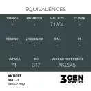 AK Interactive - AMT-11 Blue-Grey festék