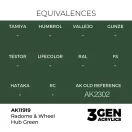 AK Interactive - Radome & Wheel Hub Green festék