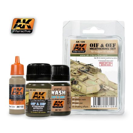 AK Oif & Oef - Us Vehicles Weathering Set