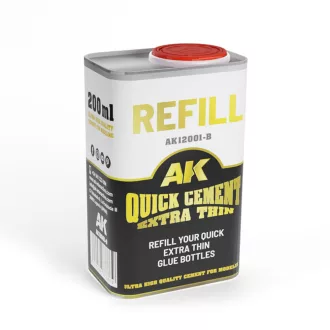 AK Interactive - REFILLQUICK CEMENT EXTRA THIN ragasztó