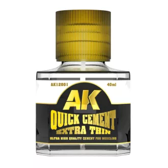 AK Interactive - QUICK CEMENT EXTRA THIN ragasztó