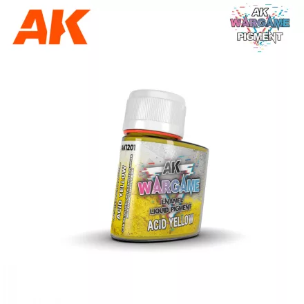 AK Interactive ACID YELLOW – ENAMEL LIQUID PIGMENT