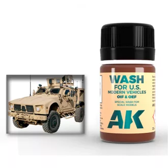 AK Interactive - WASH FOR OIF & OEF - US VEHICLES bemosó