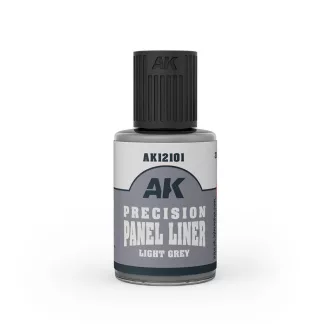   AK Interactive - PRECISION PANELINER - LIGHT GREY 30ml bemosó