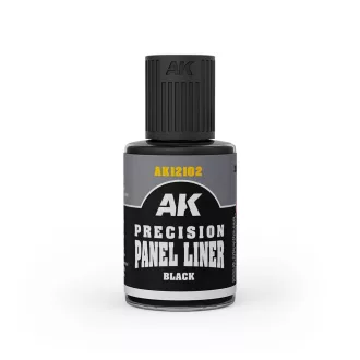 AK Interactive - PRECISION PANELINER- BLACK 30ml bemosó