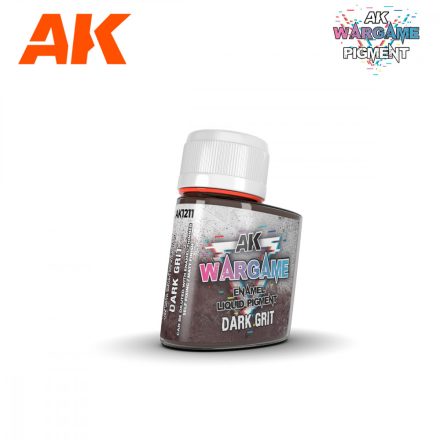 AK Interactive DARK GRIT – ENAMEL LIQUID PIGMENT