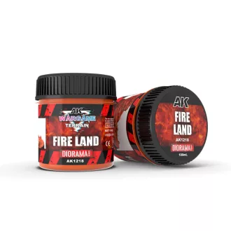 AK Interactive - Fire Land 100 ml. dioráma textúra