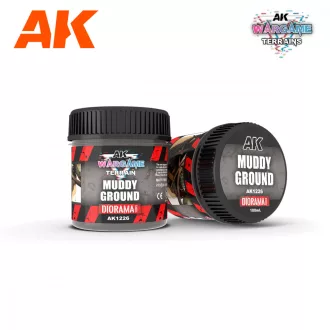 AK Interactive MUDDY GROUND – WARGAME TERRAINS – 100ML