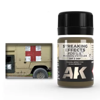   AK Interactive - STREAKING EFFECTS FOR OIF & OEF - US VEHICLES koszoló