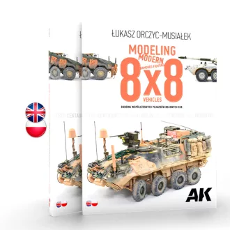   AK Interactive - Modeling Modern Armored Fighting 8x8 Vehicles Bilingual English - Polish könyv