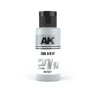 AK Interactive - Dual Exo 21A - Silver festék