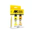 AK Interactive - POWER YELLOW & FUSION ORANGE DUAL EXO Set 3 festékkészlet