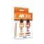 AK Interactive - LIGHT BROWN & ASTEROID BROWN DUAL EXO Set 7 festékkészlet